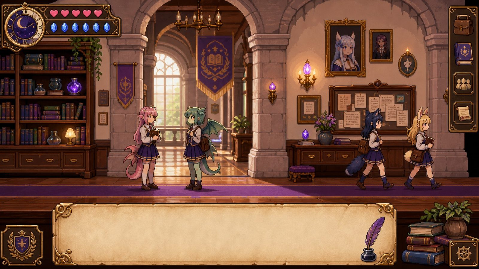 魔法兽娘学院MagicalMonster 魔法学院 展示图 1